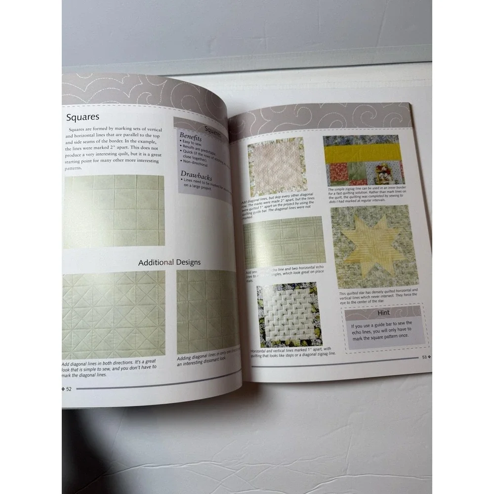 Quilt‎ as Desired Straight Line Free Motion Quilting Book Charlene C Frable